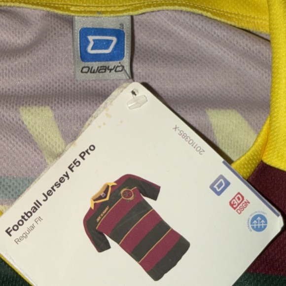 Marauders RFC Rugby Jersey XL Green‎ Burgundy Yellow Polo Collar MALS 12 Grace - Picture 3 of 10